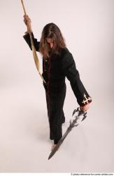 JAKUB PREACHER STANDING POSE WITH SWORD AND SPEAR